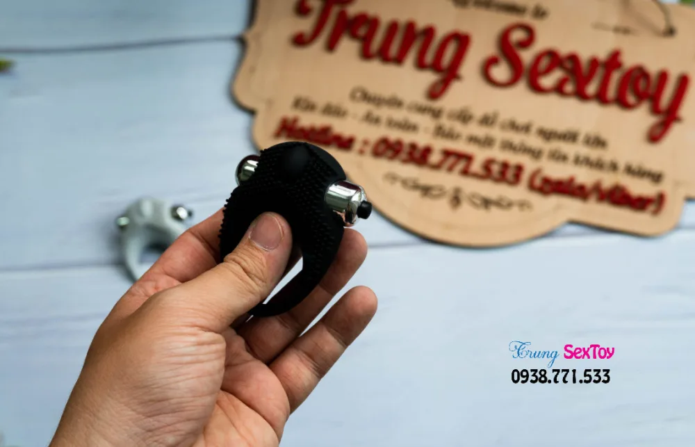 Premium Penis Ring Vibrator Sensation Enhancer Prolong Love — hình 6