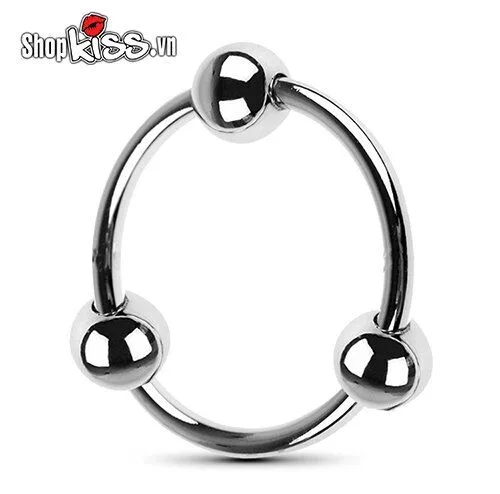 Steel Triple Bead Penis Ring Delay Booster — Premium Quality and Safety Assurance