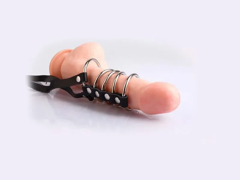 5 Block Rounds Delay Ring Male Performance Enhancing Toy — hình 2