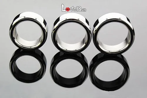 Stainless Steel Male Cock Ring Delay Erection Enhancer — Its smooth, polished surface ensures comfort and ease