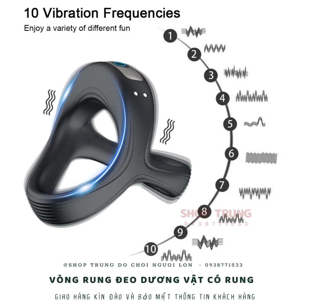 Premium Silicone Cockring with 10 Vibration Modes Waterproof — Why Choose This Vibrating Cock Ring?