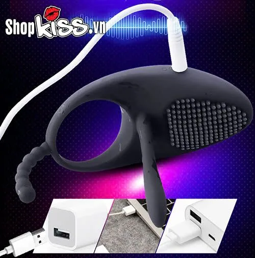Jocker COCO Silicone Remote Vibrating Penis Ring Delay Toy — hình 3