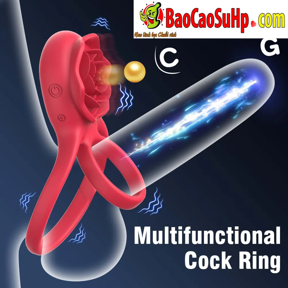 HGOD ROSE Amazon Remote Control Vibrating Multifunction — hình 3