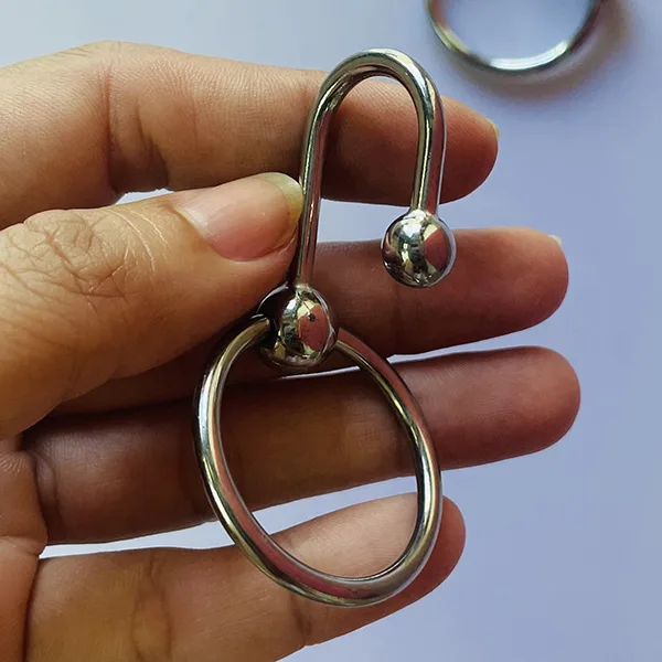 Stainless Steel Urethral Penis Ring Enhance Pleasure Male — hình 2