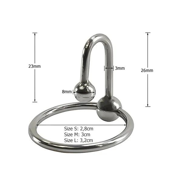 Stainless Steel Urethral Penis Ring Enhance Pleasure Male — Premium Quality Materials & Sizes for Perfect Fit