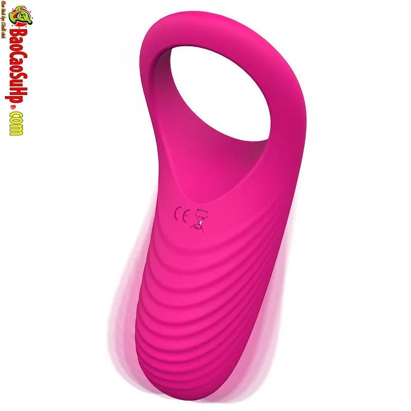 Shand S045 Soft Silicone Vibrating Cock Ring Couples Toy — hình 3