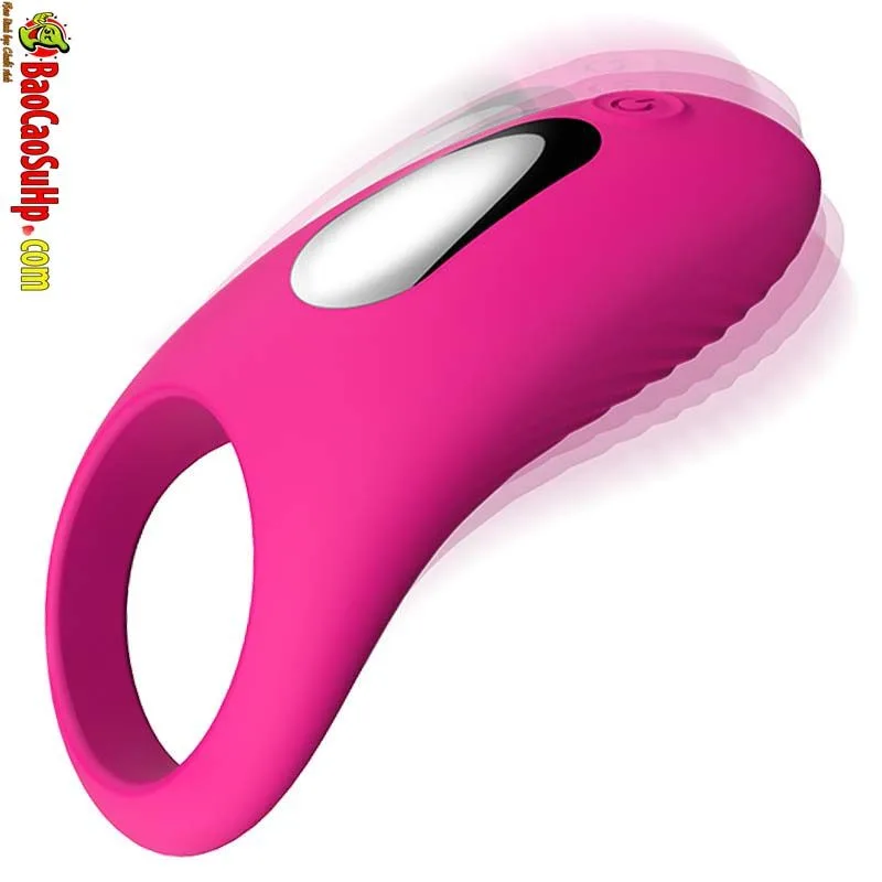 Shand S045 Soft Silicone Vibrating Cock Ring Couples Toy — hình 4