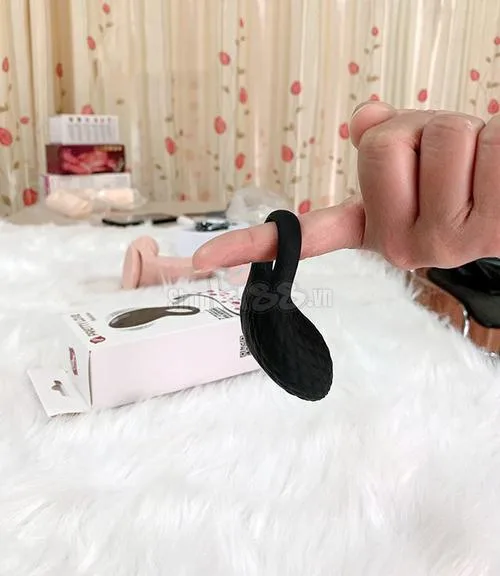 Heloise Super Pleasure Male Penis Ring with Vibrator — Cutting-Edge Technology & Sleek Design