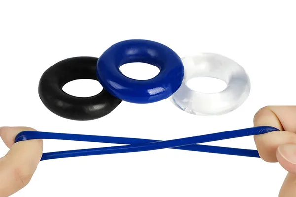 Stay Hard Silicone Cock Ring Set 3pcs Delay Ejaculation Tool — hình 2