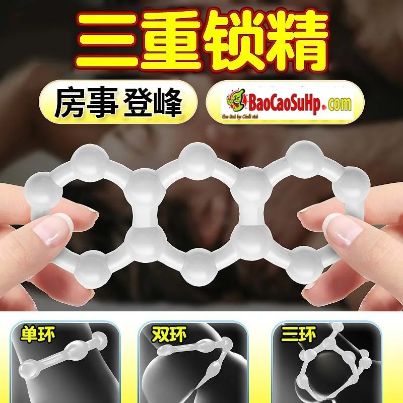 Alva Silicone Cross-Wrap Cock Ring Male Enhancement Unique — hình 3