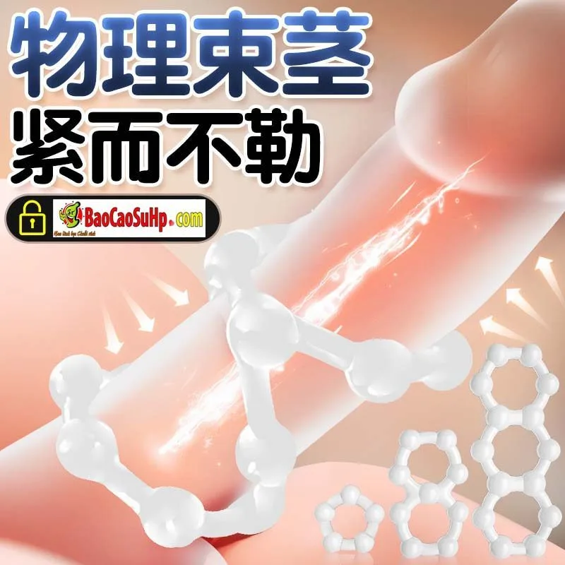 Alva Silicone Cross-Wrap Cock Ring Male Enhancement Unique — hình 4
