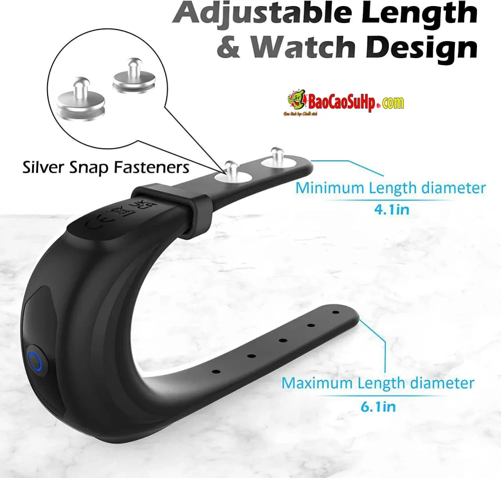 Stamina Black Fit Adjustable Vibrating Cock Ring — hình 4