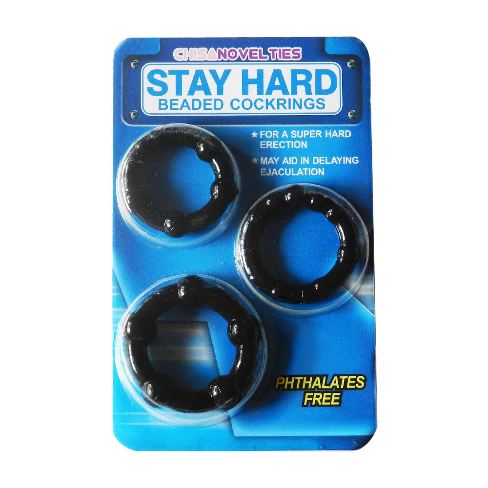 Stay Hard Anti-Ejaculation Ring with Beads Comfortable Size — Premium Quality & Superior Design