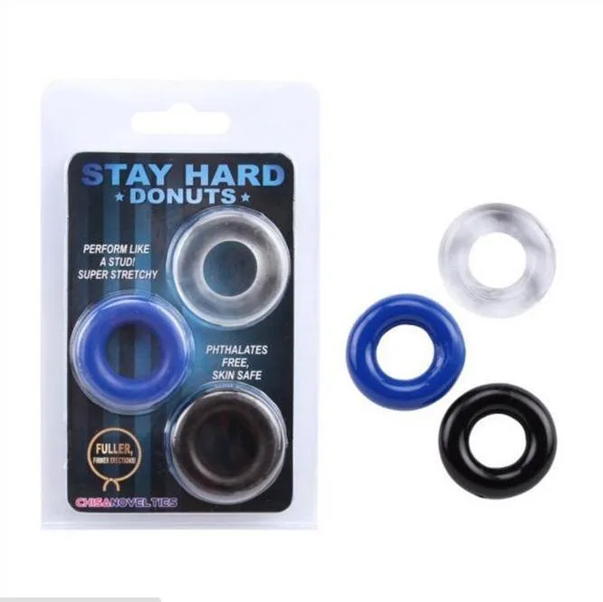 Stay Hard Smooth Delay Ejaculation Cock Ring Soft Silicone — Safe and Comfortable Material That Cares for You