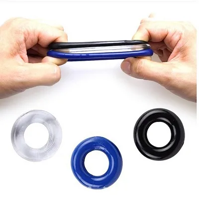Stay Hard Smooth Delay Ejaculation Cock Ring Soft Silicone — Easy to Use and Maintain
