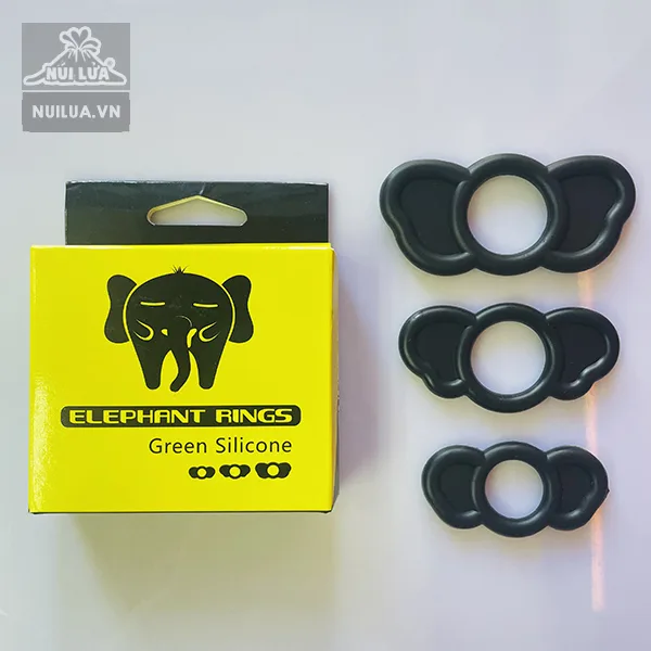 Elephant Rings Set 3 Penis Delay Enhancer Cock Rings — hình 2