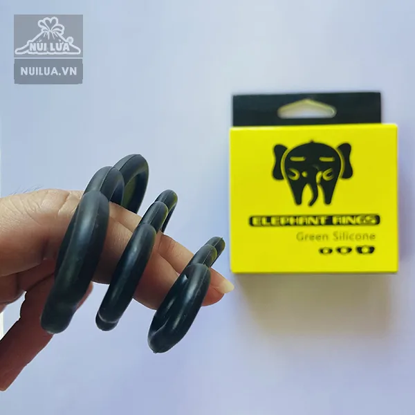 Elephant Rings Set 3 Penis Delay Enhancer Cock Rings — hình 3