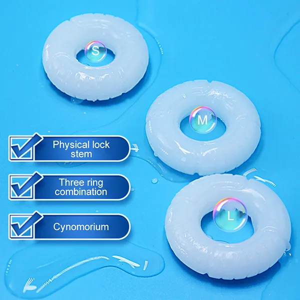 Gusdun Set 3 Delay Rings Enhance Stamina Pleasure — hình 2