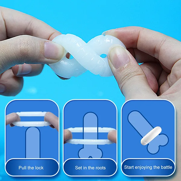 Gusdun Set 3 Delay Rings Enhance Stamina Pleasure — hình 8