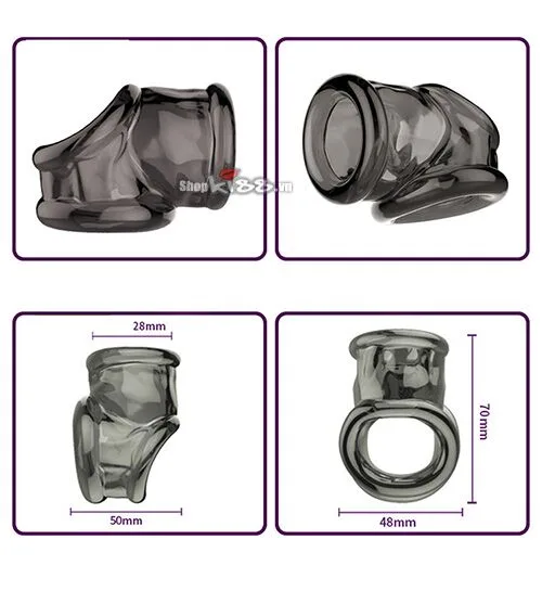 Silicone Penis Lock Enhance Duration Transparent Black — How It Works: Unlock Enhanced Sensations and Endurance