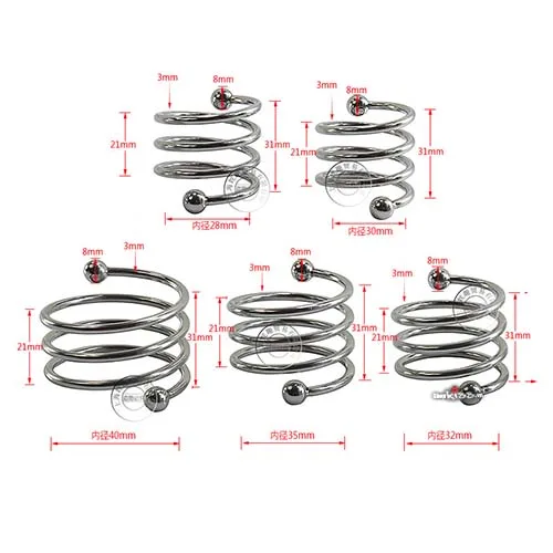 Stainless Steel Spring Penis Ring for Enhanced Male Pleasure — Technical Specifications and Features