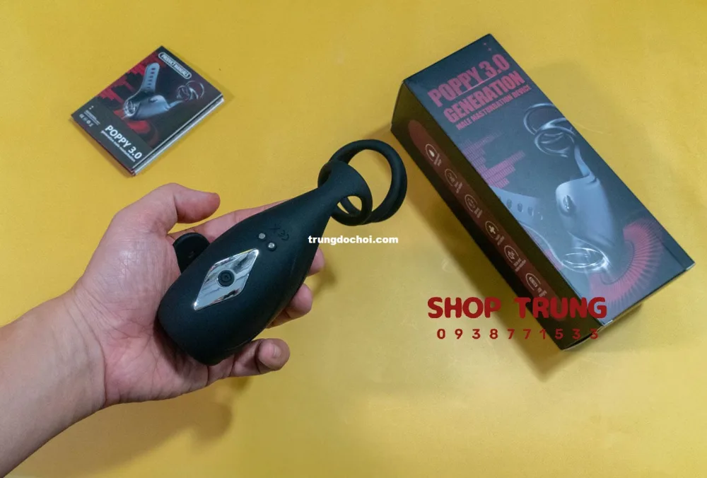 Poppy 3.0 Multi-Function Vibrating Male Cock Ring — hình 4