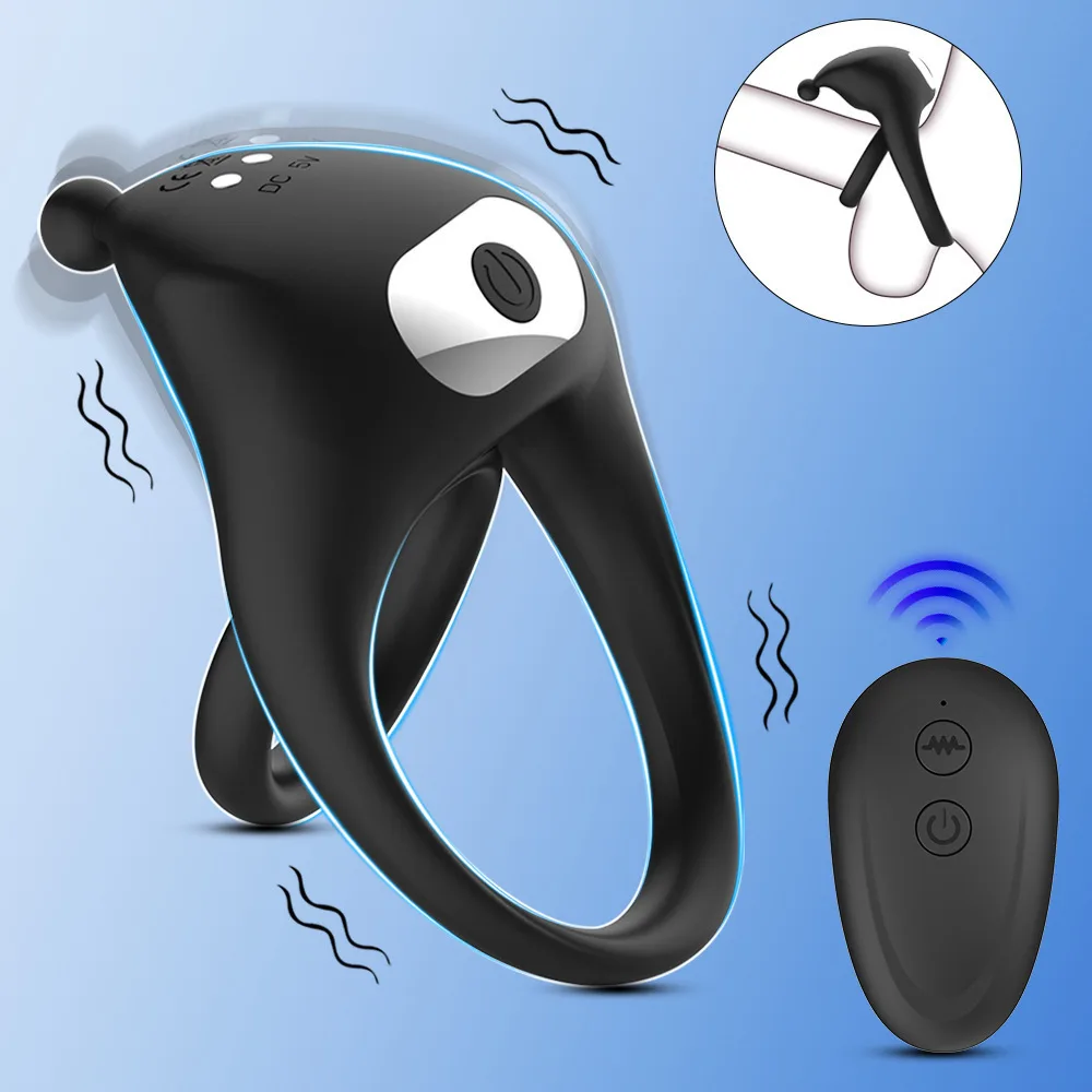 Black Warrior remote penis ring double vibration power — Premium Features for Ultimate Satisfaction
