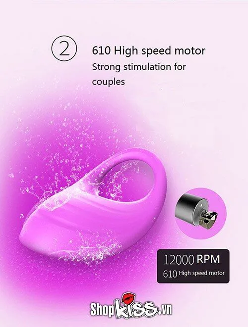 Ellen Leten High Quality Silicone Ring Delay Vibrator — hình 3
