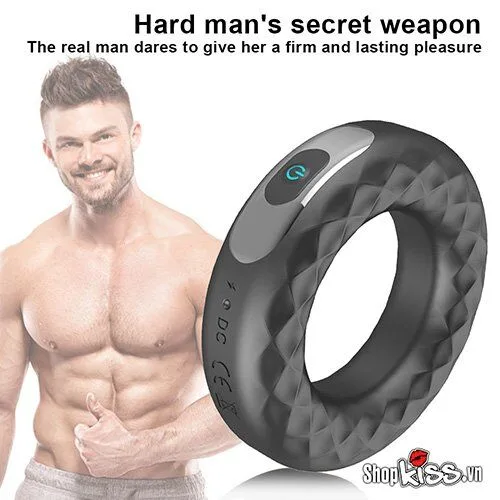 SECWELL Remote Control Vibrating Penis Ring — Powerful Vibration Modes for Maximum Pleasure