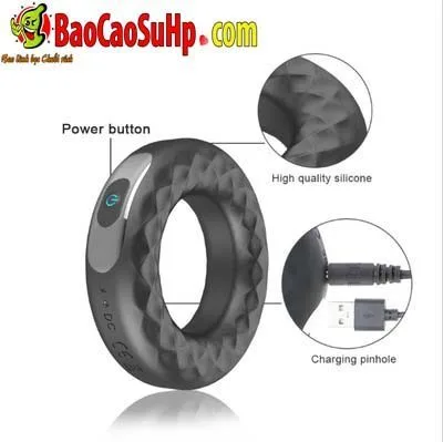 Hardman Powerful Rechargeable Penis Ring Vibrator Secret — hình 2