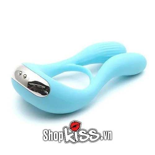 Kisstoy Man Martin Silicone Vibrating Cock Ring Blue — Premium Quality Materials & Waterproof Structure
