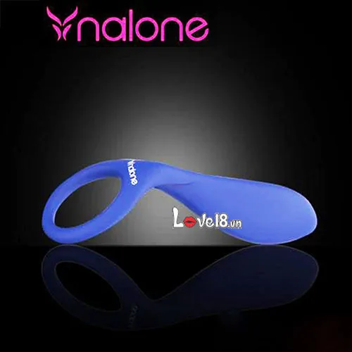 Nalone Tango Rechargeable Pink Blue Vibrating Cock Ring — hình 3
