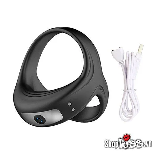 Silicone Cock Ring Delay Ejaculation Black Vibration — Crafted with cutting-edge technology, this product expertly