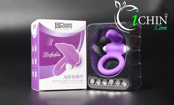 Dolphin Ring Vibrating Penis Stimulator for Women — hình 3