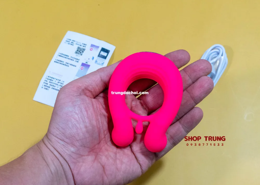 Remote Control Ring Vibrator 9 Modes Couples Intimacy Toy — Compact, Travel-Friendly Design