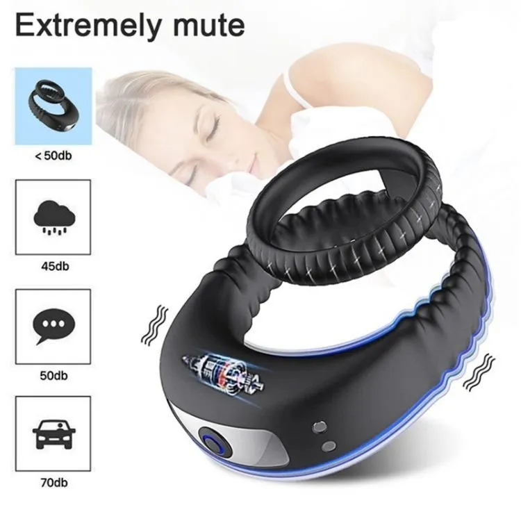Jella Dual Ring Cock Ring Silicone Stretchy Delay Climax — hình 6