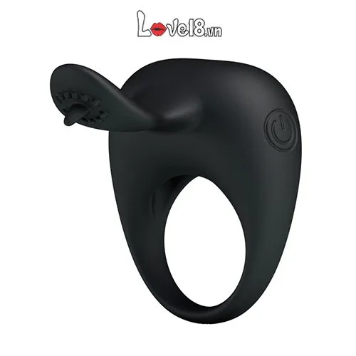 Pretty Love Tonguo Multi-function Licking Ring Male Delay — Crafted from premium silicone and ABS materials, this