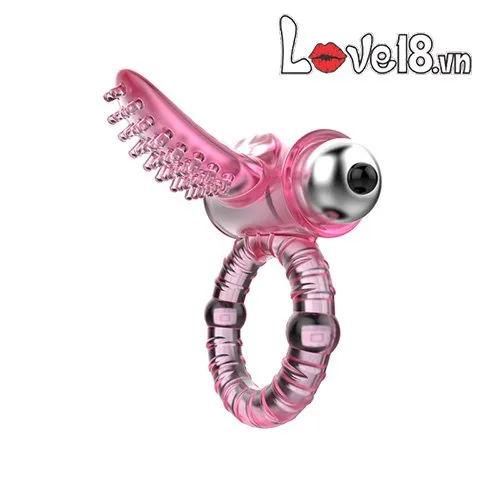 Sweet Tongue Licking Vibrating Ring for Male Pleasure — Exquisite Design with Superior Sensations