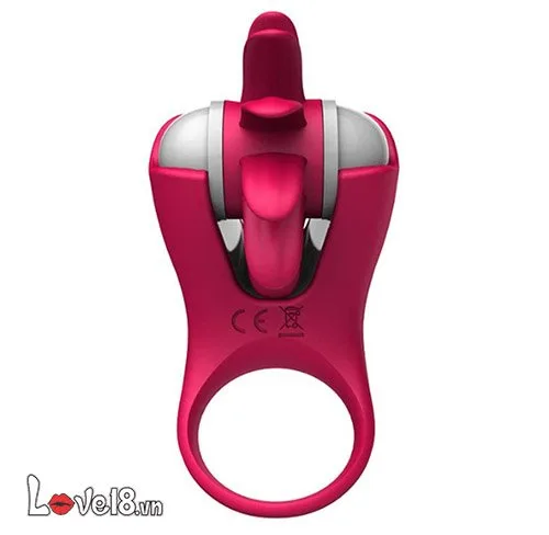 LafyHo Rotating Tongue Ring Vibrator Couples Enhancer DC24N — Unique Design for Unmatched Stimulation