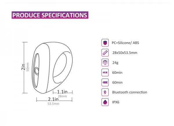 Magic Dante II Phone-Controlled Premium Silicone Vibrator — hình 6