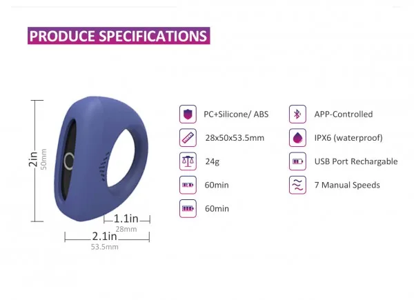 Magic Dante II Phone-Controlled Premium Silicone Vibrator — hình 2