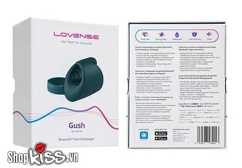 Lovense Gush App-Controlled Premium Penis Ring Vibrator — Practical Benefits and Versatility