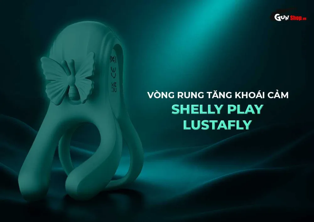 Shelly Play Lustafly Butterfly Vibrating Pleasure Ring
