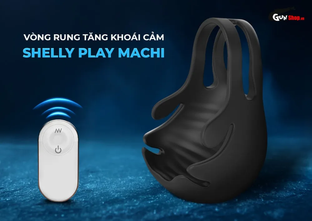 Shelly Play Machi Compact Vibrating Pleasure Ring — Enhance Intimacy and Sexual Health