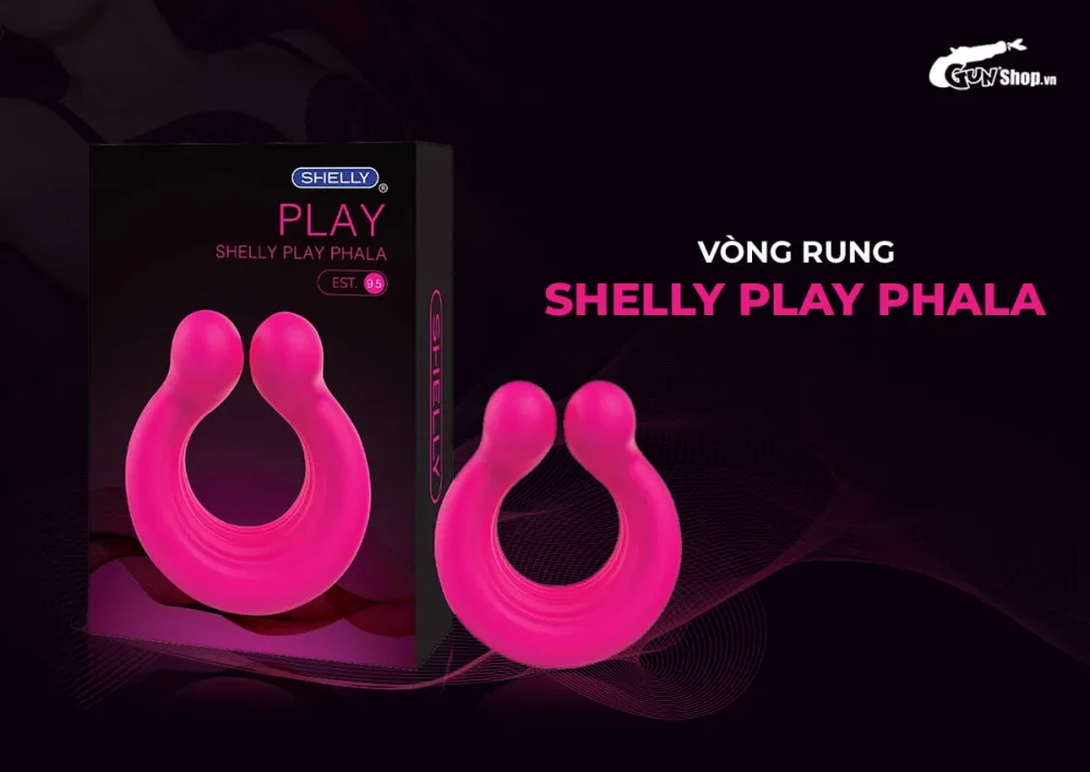 Shelly Play Phala Penis Ring Enhancer Delay Vibrating Pleasure