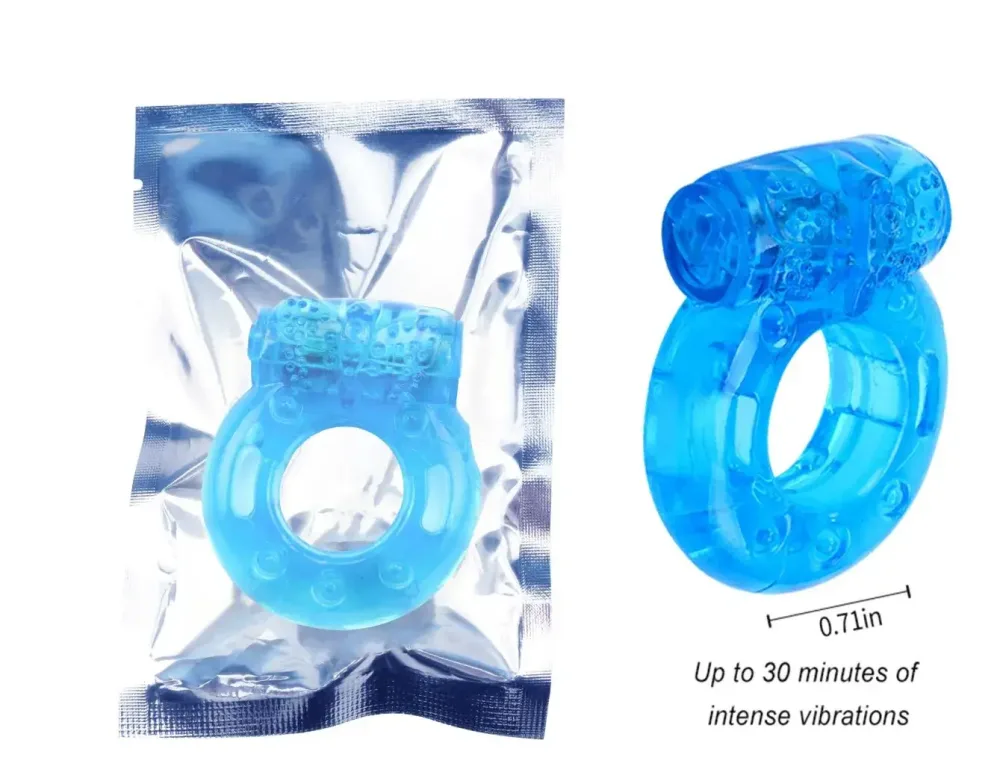 Chisa DC60 Blue Rabbit Ring Clitoral Stimulation — hình 3