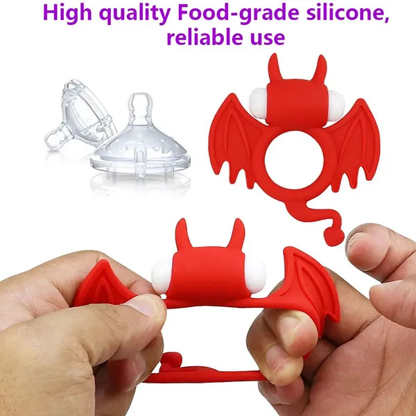 Batman Love Moment Vibrating Ring Couples Intimacy Enhancer — hình 2