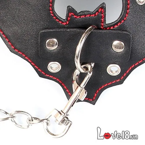 Bat BDSM Leather Collar Bat Wing Design Adjustable — Detailed Product Specifications