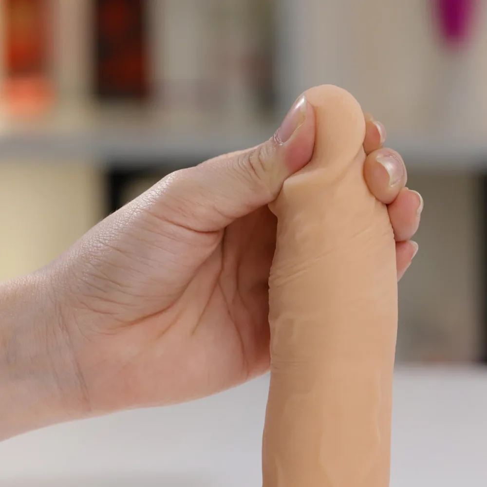Weyes Fox D10 Heated Silicone Vibrator with Dual Stimulators — Supremely Soft & Safe Material