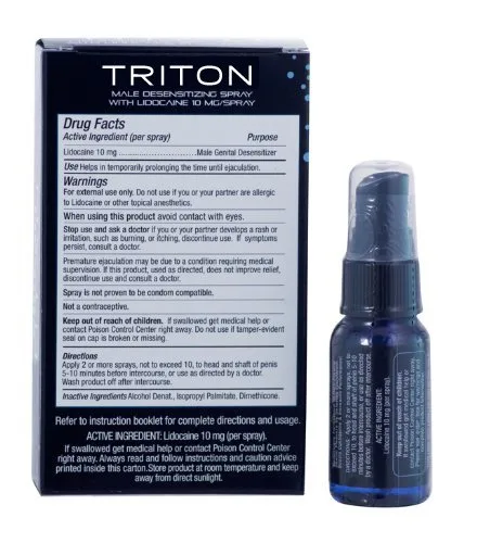 Shibari TRITON USA Premium Delay Spray Prolong Male — hình 3